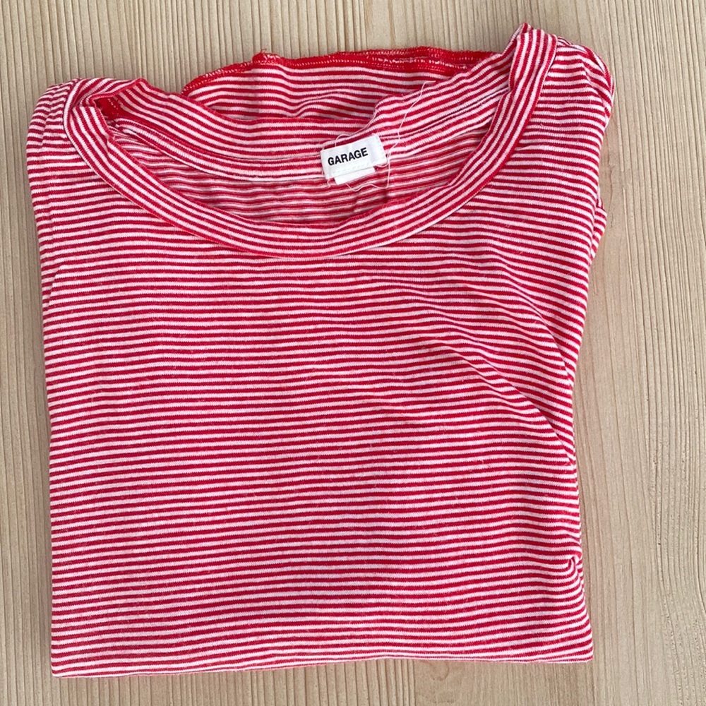 Garage striped t shirt